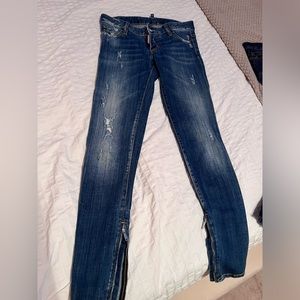 Dsquared2 skinny blue jeans size 38